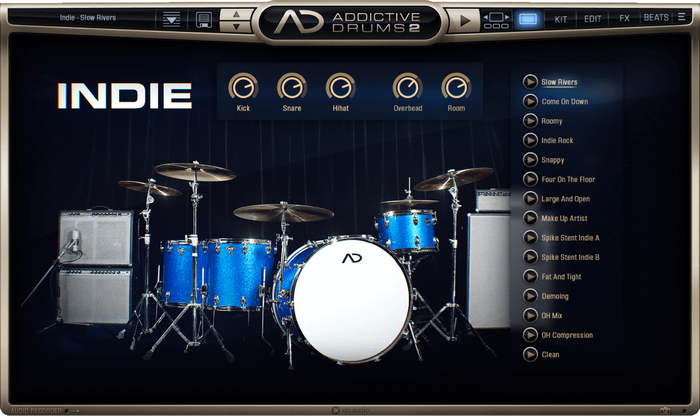 XLN Audio Addictive Drums 2: Pop Collection High-End Drums Pack [Virtual]