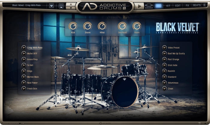 XLN Audio Addictive Drums 2: Heavy Rock Collection Rock Drum Pack [Virtual]