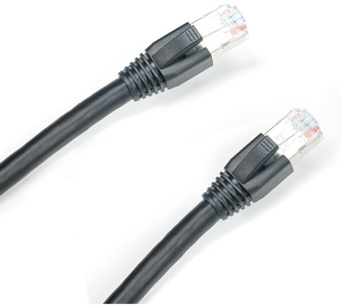 Elite Core SUPERCAT6-S-RR-3 Shielded CAT6 With Booted RJ45, 3 Ft