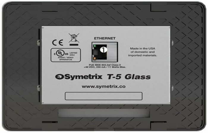 Symetrix T-5-GLASS 5” Touchscreen For Symetrix DSP (GLASS)