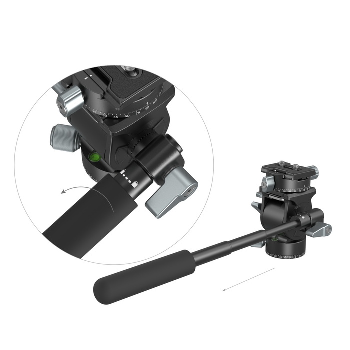 SmallRig 3457B Lightweight Fluid Video Head