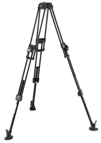 Manfrotto MVK526TWINFAUS 526-1 Fluid Head With 645 Aluminum Twin Fast Tripod System