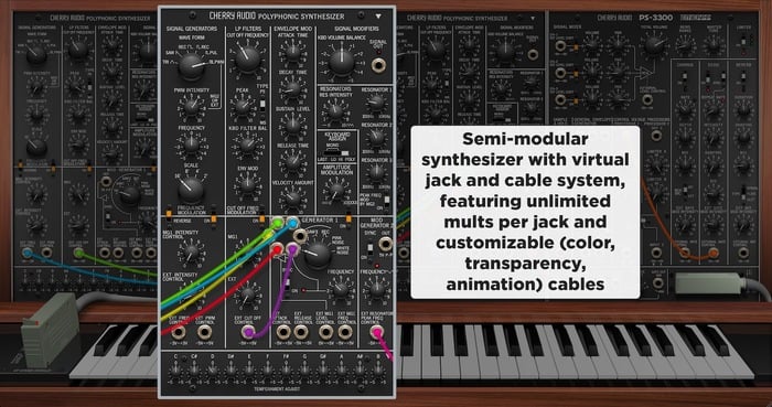 Cherry Audio PS-3300 Semi-Modular Analog Polyphonic Synthesizer [Virtual]