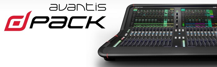 Allen & Heath AVANTIS SOLO with dPack 64 Channel 12 Fader Digital Mixing Console W/15.6" HD Capacitive Touchscreen DPACK Processing Pre-Loaded