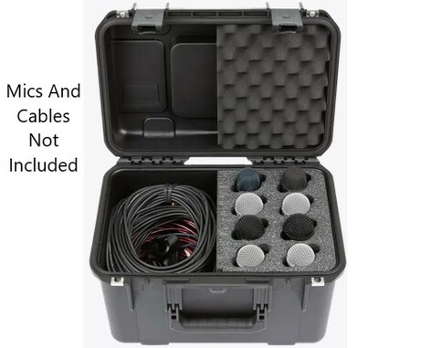 SKB 3I-1610-MC8 ISeries Waterproof Microphone Case