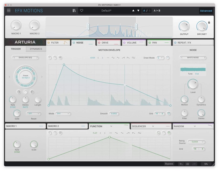 Arturia Efx MOTIONS Evolving Sonic Exciter [Virtual]