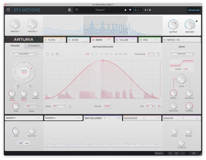 Arturia Efx MOTIONS Evolving Sonic Exciter [Virtual]