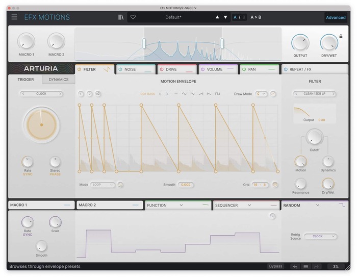 Arturia Efx MOTIONS Evolving Sonic Exciter [Virtual]