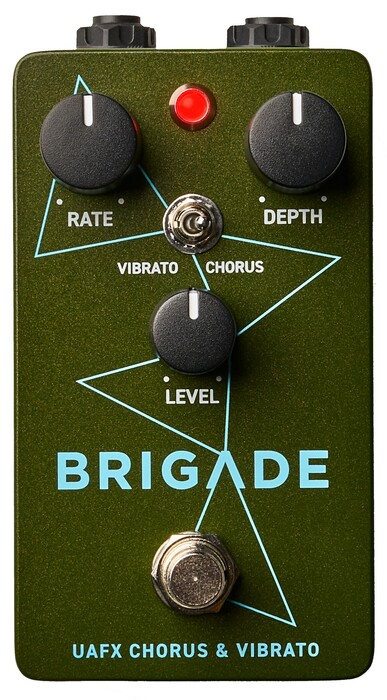 Universal Audio Brigade Chorus & Vibrato UAFX Vintage Bucket-Brigade Chorus And Vibrato Guitar Effects Pedal