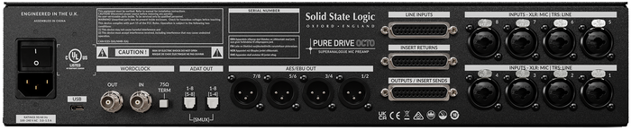 Solid State Logic PureDrive Octo 8-Channel Mic Preamps With 192 KHz/32-Bit Conversion