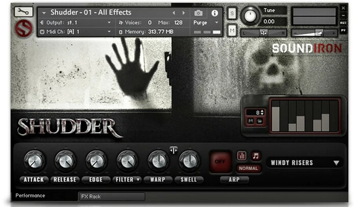 Soundiron SHUDDER Dark Glitch FX And Evil Drones For Kontakt [Virtual]