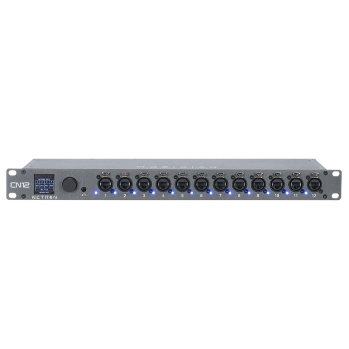 Obsidian Control Systems EN12-45 Ethernet To DMX Gateway With Twelve RDM Compatible RJ45 DMX