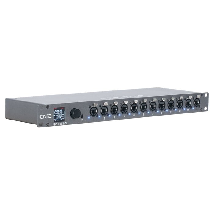 Obsidian Control Systems EN12-45 Ethernet To DMX Gateway With Twelve RDM Compatible RJ45 DMX