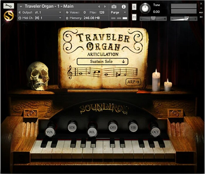 Soundiron Traveler Organ Antique Foot Pump Reed Organ For Kontakt [Virtual]