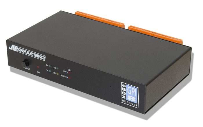 JLCooper EBOX-GPI8 8 Opto-Isolated Inputs/8 Relay Outputs