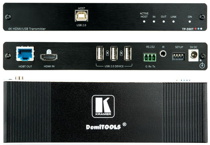Kramer TP-590T 4K60 4:2:0 HDMI Transmitter With USB, RS–232, & IR