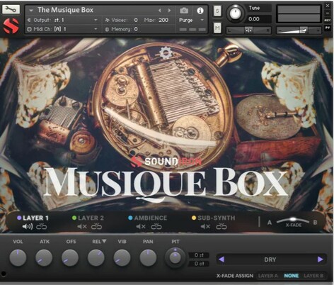 Soundiron Musique Box Antique Music Box Library For Kontakt [Virtual]