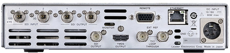 Leader Instruments LV7300-SER21 Closed Captions Displays EIA-608,708 And TLEXT Captions