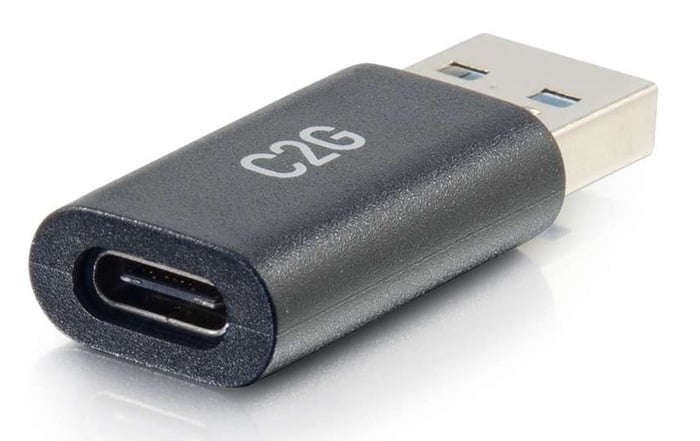 Cables To Go 54427 USB-C Female To USB-A Male SuperSpeed USB 5Gbps Adapter Converter