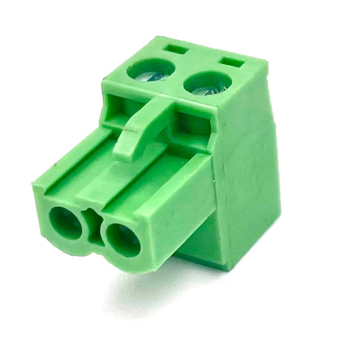 City Theatrical 5658 TERMINAL BLOCK CONNECTOR, TWO PIN , FEMALE