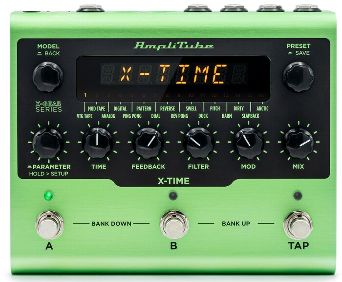 IK Multimedia AmpliTube X-TIME Delay Pedal With 16 Delay Types