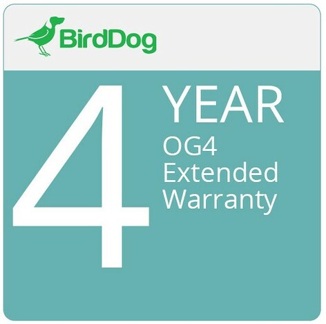 BirdDog BDOG4EXT4 OG4 4 Year Extended Warranty, No Later Add On