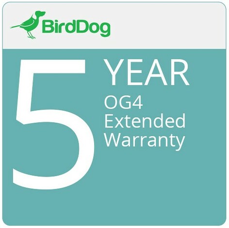 BirdDog BDOG4EXT5 OG4 5 Year Extended Warranty, No Later Add On