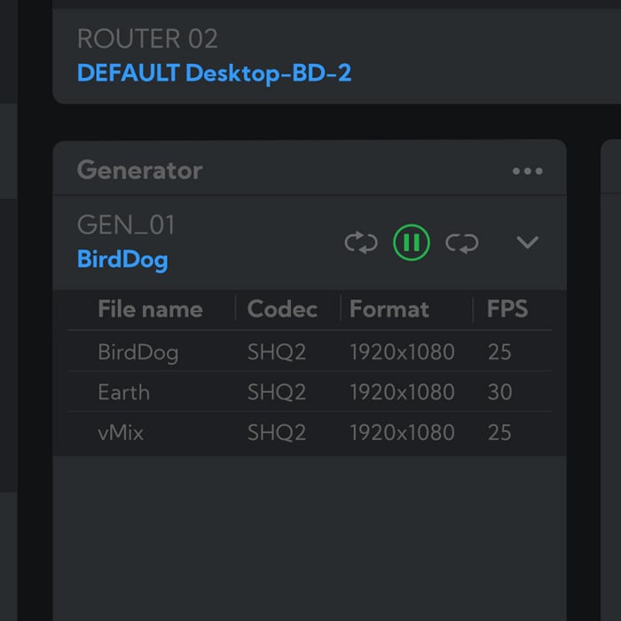 BirdDog Central Enterprise Browser Based, Enterprise Level NDI Routing And Control With Media Playback Engine