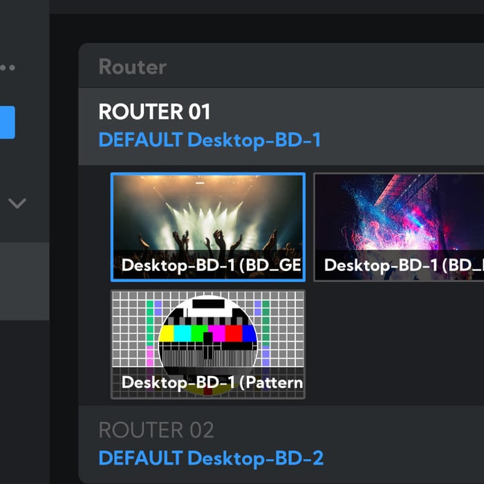 BirdDog Central Enterprise Browser Based, Enterprise Level NDI Routing And Control With Media Playback Engine