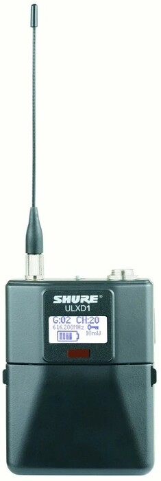 Shure ULXD14D/93-G50 ULXD Dual Channel Lavalier Wireless Bundle With 2 Bodypacks, 2 WL93 Mics, 2 Batteries And Charger, In G50 Band