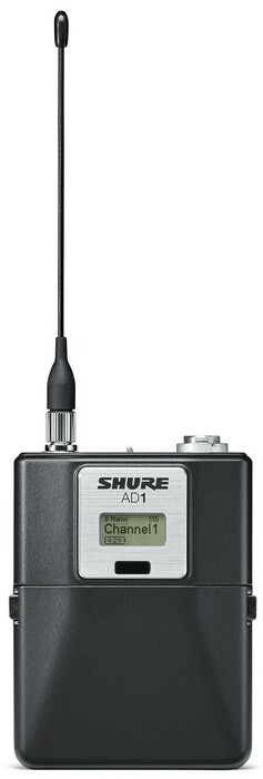 Shure AD124D/KSM8B-G57 Axient Dual Channel Combo Wireless Bundle With 1 KSM8B Mic, 1 Bodypack, 2 Batteries, Charger, In G57 Band