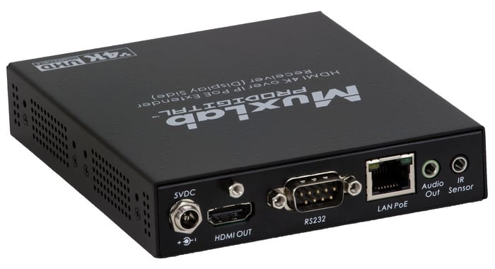 MuxLab MUX-500759-RX Video Wall 4K HDMI Over IP PoE Receiver