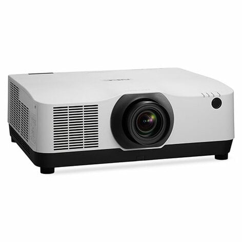 NEC NP-PA804UL-W-41 8,200 Lumens WUXGA Professional Installation Laser Projector With NP41ZL Lens, White