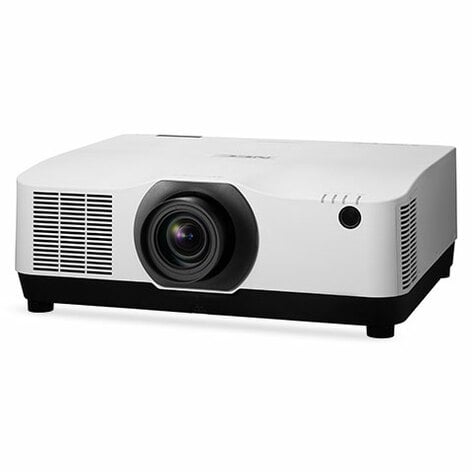 NEC NP-PA804UL-W-41 8,200 Lumens WUXGA Professional Installation Laser Projector With NP41ZL Lens, White