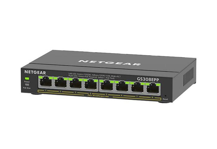 Netgear GS308EPP-100NAS 8-Port Gigabit Ethernet High-Pow