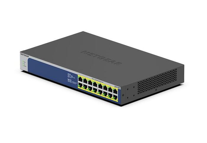 Netgear GS516PP-100NAS 16-Port Gigabit PoE+ Compliant Unmanaged Switch