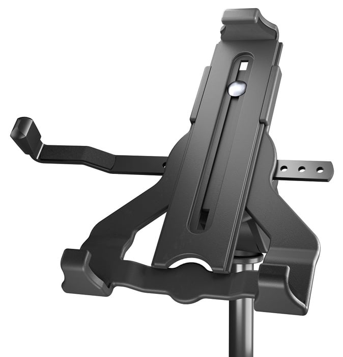 K&M 19744 Microphone Stand Mount Universal Tablet Holder