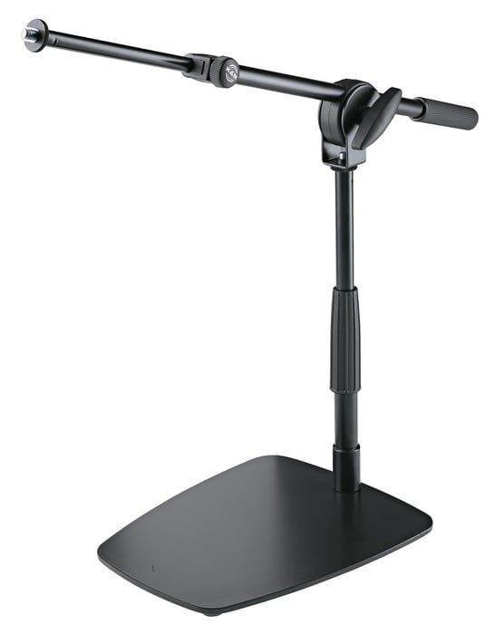K&M 25993 Tabletop/Floor Microphone Stand With Short Boom