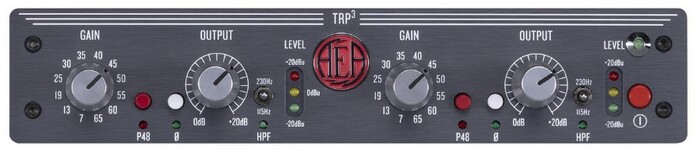 AEA TRP3 Ribbon Mic 2 Channel 1/2 Rack Preamp