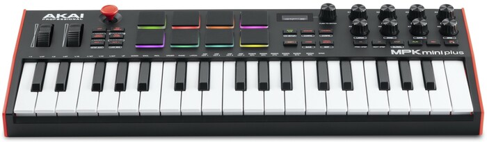 AKAI MPKMINI-PLUS 37-Key Compact Keyboard Controller With RGB-backlit MPC Drum