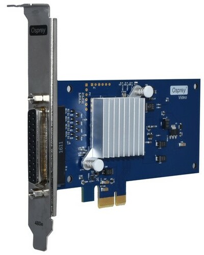 Osprey Video 480e 8-Channel Composite Video Capture Card, PCIe X1