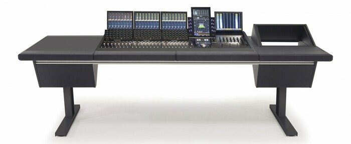 Argosy Eclipse Console for S4 DR-B 5' Wide Base System With Desk Left, Rack Right, Black