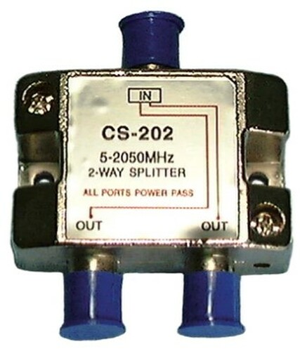 Philmore CS202 75 Ohm 2 Way High Frequency Splitter 5-2050MHz
