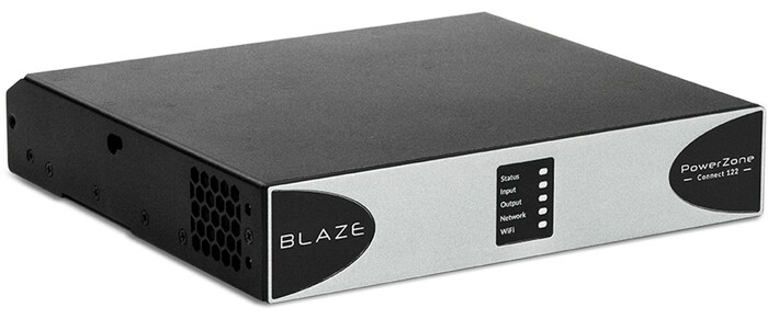 Blaze Audio PowerZone Connect 122 Compact 10 Input 125W Max 2-channel Networkable Matrix Smart Amplifier With Onboard  Onboard  Mixing, DSP, Wi-Fi, Control And Powersharing