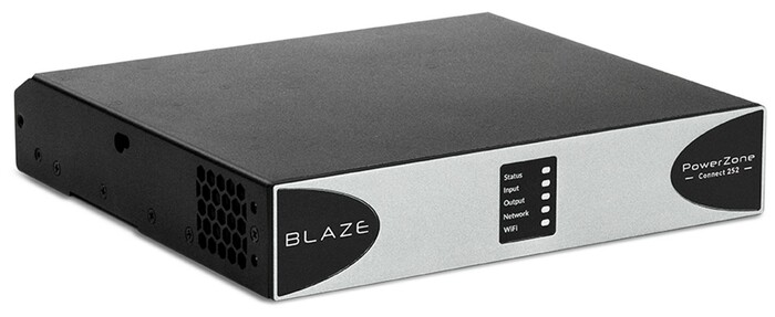 Blaze Audio PowerZone Connect 252 Compact 10 Input 250W Max 2-channel Networkable Matrix Smart Amplifier With Onboard  Onboard  Mixing, DSP, Wi-Fi, Control And Powersharing