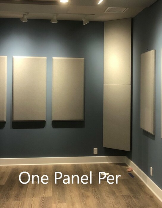 Auralex Pro Panel M224SST Fabric-Wrapped Acoustical Absorption Panel, 2" X 2' X 4', Sandstone