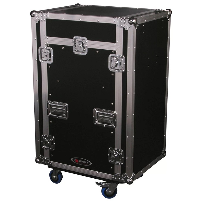 Odyssey FZGS1116WDLX Flight Zone Deluxe Combo Rack Case Silver