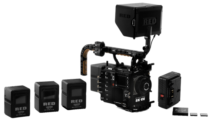 RED Digital Cinema V-RAPTOR XL 8K VV Production Pack (Gold Mount) 8K VV Camera Bundle For Large Productions, Gold Mount