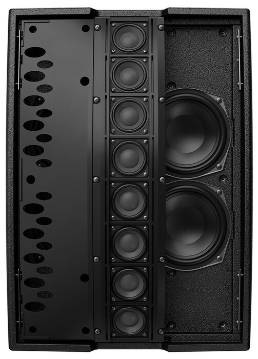 Blaze Audio CBL528-BA Constant Beamwidth Point Source Speaker With Blaze 180° Symmetrical Horizontal Pattern Control, Passive, Bi-amped