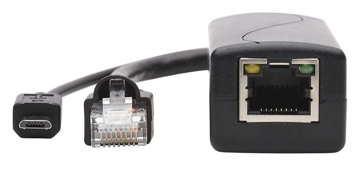 Tripp Lite NPOE-SPL-G-5VMU PoE To USB Micro-B And RJ45 Active Splitter